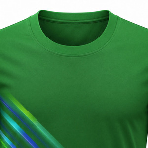 Maillot de football professionnel respirant à séchage rapide, manches courtes, 100% polyester, fabricant OEM ODM - Product Image 2