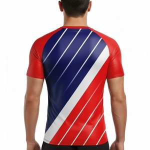 Maillots de compression personnalisés sublimés de haute qualité pour BJJ MMA, hauts de compression pour hommes, Rashguard OEM - Product Image 4