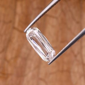 เพชรทรงคริสคัทสี E/F ขนาด 1.00-5.00 กะรัต เพชรเพาะเลี้ยงในห้องปฏิบัติการ รับรองโดย IGI เพชรทรงยาวแบบสเต็ปคัท สำหรับแหวน เพชร CVD - Product Image 5