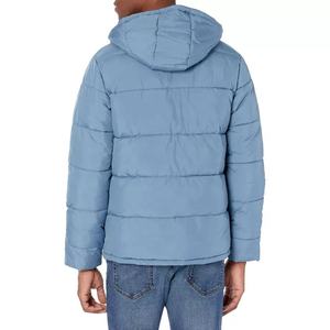 Veste matelassée pour hommes, manteau d'hiver matelassé chaud à capuche, veste matelassée légère et isolée, veste chaude d'hiver - Product Image 2