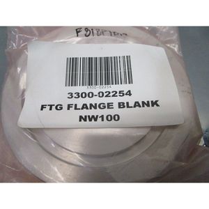 AMAT 3300-02254 FLANGE DE CONEXIÓN BLANK NW100, 110184 - Equipo y Piezas de Semiconductores de Confianza de Global Legacy - Product Image 1