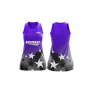 Lightweight Netball <b>Match</b> Jersey | Sublimation Netball Uniform with Team Logo Name Number | Breathable Polyester - Product Image 3