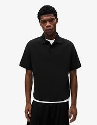 Polo de golf haute performance pour homme 2026, manches courtes, logo personnalisé, bleu sarcelle uni, en tissu piqué respirant. - Product Image 2