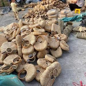 Bolso de mano de jacinto de agua 2026: lo último en valor por su dinero para la playa y compras, artesanía ligera de fibra, material seguro - Product Image 2