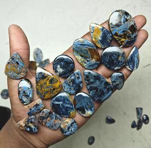 หินอัญมณี Malachite ธรรมชาติอัญมณี cabochons จำนวนมากสำหรับการทำเครื่องประดับ - Product Image 4