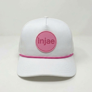 Casquette de golf personnalisée à 5 panneaux, logo perforé découpé au laser, patch OEM ODM, marque privée, fabricant en gros, faible MOQ - Product Image 1