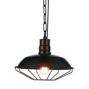 Industrial Metal Pendant Light <b>Ceiling</b> Mount Round Shade Indoor <b>Decor</b> Durable Design - Product Image 2