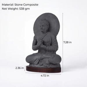 Estatua de Buda Predicando en Gandhara, Réplica del Museo del Obra Maestra Budista Antigua, Venta Directa al por Mayor - Product Image 5