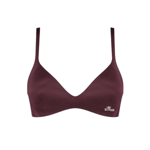 <b>Top</b> Selling Wholesale Fitness Women High Support Sexy Sports Bra Breathable Solid Plain Dyed Front Logo Gym Running - Product Image 3