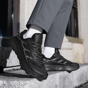 Zapatillas Deportivas de Moda para Hombre, con Amortiguación, Parte Superior de Malla, Transpirables, con Cordones, Antideslizantes, Resistentes a Impactos, Tallas Grandes - Product Image 2