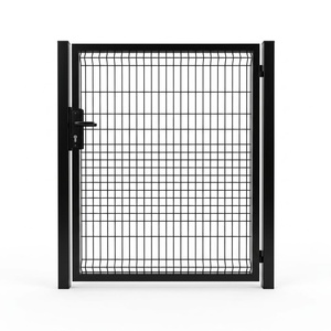 Puerta Doble de Hierro Forjado con Recubrimiento en Polvo Resistente al Óxido, Diseño Victoriano Artístico de Alta Gama, Apertura Manual, Fácil Instalación por KHP - Product Image 1