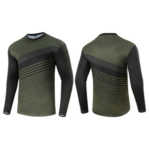 เสื้อจักรยานเสือภูเขาแบบยูนิเซ็กส์ แขนยาว สำหรับมอเตอร์ครอส บีเอ็มเอ็กซ์ แข่งรถ  ใส่สบาย น้ำหนักเบา ระบายอากาศได้ดี สำหรับผู้ใหญ่ - Product Image 2