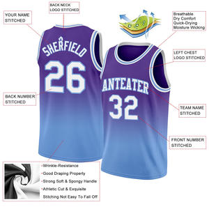 Maillot de basket respirant, coupe confortable, style athlétique, idéal pour l'entraînement, les pratiques et les jeux en extérieur, en promotion. - Product Image 4