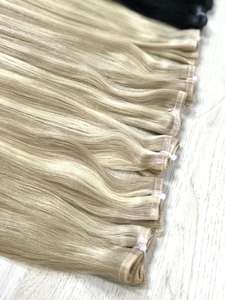 Trame plate Remy cheveux humains du Vietnam straight double dessiné en gros extensions de cheveux vierges - Product Image 2