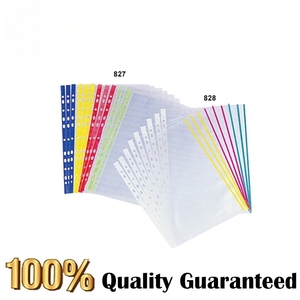 Sẵn sàng để tàu màu PVC không độc hại không thấm nước thư mục tấm bảo vệ với 11 lỗ cho tổ chức nộp hồ sơ sản phẩm - Product Image 3