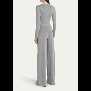 Service OEM – Combinaisons décontractées pour femmes à taille haute, toutes tailles, prix de gros, faible MOQ, qualité supérieure, coupe classique - Product Image 6