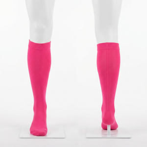 Calcetines Médicos Premium para Hombre, 180 GSM, Algodón, Poliéster, Spandex, Color Coral, Transpirables, Absorbentes de Humedad, Logotipo Personalizado, OEM, ODM - Product Image 3
