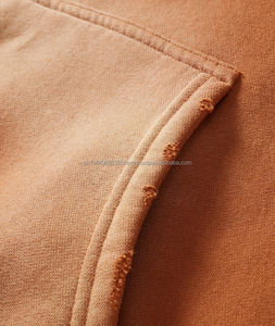 Sweat-shirt pour homme personnalisé, 100% coton, lourd, délavé, surdimensionné, fabricants de sweats-shirts vierges, sweats-shirts délavés à l'acide pour homme, 400 g/m² - Product Image 5