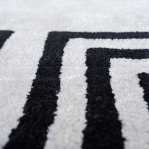 Custom Hand Tufted Wool Silk Cut Pile <b>Rug</b> Best High Quality for Living Room Hotels and Commercial <b>Spaces</b> Geometric design bulk - Product Image 2