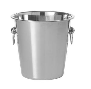 Enfriador de Vino de Acero Metálico con Diseño Elegante, Cubitera para Champán con Acabado Plateado y Asa, para Bar y Fiestas, Enfriador de Cerveza - Product Image 6