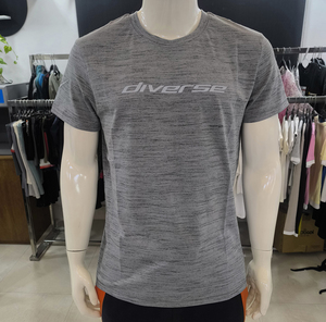 Camiseta de Hombre de Primera Calidad al por Mayor, Tejida con Hilo Teñido, 95% Algodón, 5% Viscosa, Corte Regular, Anti-Pilling, Transpirable, Informal, Manga Corta - Product Image 4