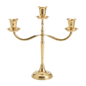 Candelabro alto de metal de diseño moderno, plateado, de 5 brazos, de aluminio, para centro de mesa de boda, decoración de eventos y fiestas. - Product Image 2