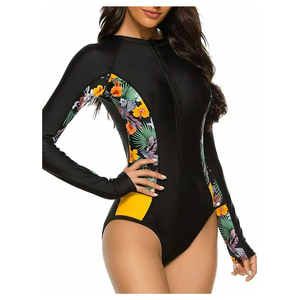 Traje de Baño Tankini de 1 Pieza para Mujer Profesional, Sin Costuras, Transpirable, Spandex/Poliéster, Logotipo Personalizado, Servicio OEM, Secado Rápido - Product Image 5