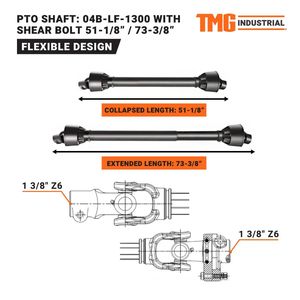 Pelle hydraulique TMG-TPD12 48 \ "avec tarière de 12 \" et arbre de prise de force inclus - Product Image 3