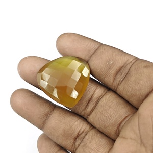 Piedra preciosa natural amarilla Onex, corte pera, pulida, para la fabricación de joyas, pedido al por mayor desde India. - Product Image 4