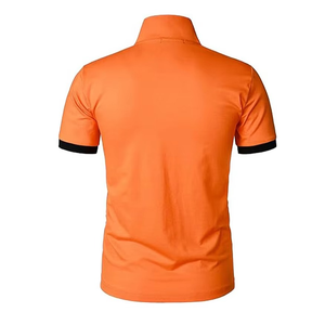 Polo neuf pour homme en coton, manches courtes, col classique, respirant, coupe ajustée, confortable, élégant, idéal pour l'été et le quotidien. - Product Image 6