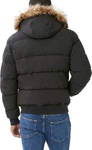 Chaqueta de Invierno Acolchada para Hombre con Impresión de Logotipo Personalizado – Personalización OEM ODM Disponible, Ropa Exterior Acolchada Cálida para Venta al Por Mayor - Product Image 4