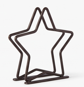 Elegante Porta Servilletas de Hierro en Forma de Estrella con Diseño Moderno en Metal Negro, Perfecto para Decoración de Mesa en Hogar, Hotel o Restaurante - Product Image 2