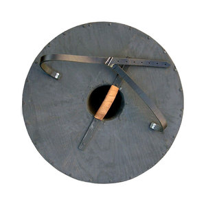 Bouclier Viking en Bois de Haute Qualité, Rond, Classique, Artisanat Nordique Fait Main pour Affichage Décoratif et Événements Costumés - Product Image 3