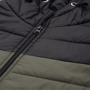Men's Hooded <b>Puffer</b> <b>Jacket</b> New Winter Windproof 100% Polyester Canvas Heated Black Padded <b>Jackets</b> Insulated Streetwear <b>Jacket</b> - Product Image 4
