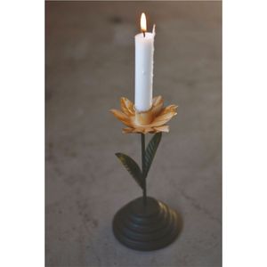 Wholesale Metal Flower Candle Holder Vintage Lotus Taper <b>Candlestick</b> Table Centerpiece Wedding Home Decor Metal <b>Candlestick</b> - Product Image 4
