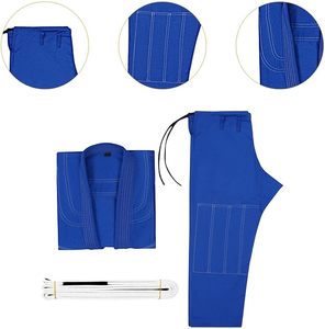 Kimono de Jiu Jitsu Brasileño de Marca Privada, Servicio OEM de Personalización, Logotipo con Impresión Digital, 100% Algodón, 340g, Secado Rápido, Artes Marciales - Product Image 5