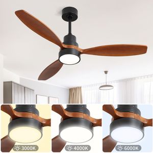 Ventilatore da Soffitto Integrato a LED da 52 Pollici con Luce e Telecomando per Uso in Patio e Soggiorno - Product Image 2