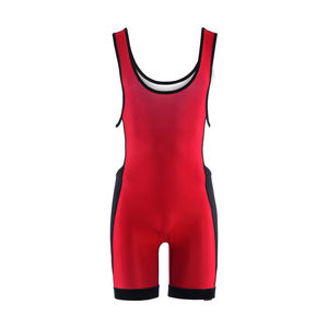Custom Sublimation Professional Men's Wrestling <b>Singlet</b> Breathable Spandex Youth Wrestling Uniform <b>Weightlifting</b> Training Suit - Product Image 1