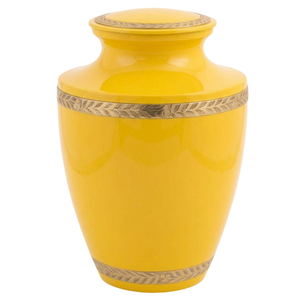 Urnas funerarias de latón para adultos con grabado dorado, urnas funerarias de metal con acabado en color blanco para cenizas humanas, urnas conmemorativas. - Product Image 6