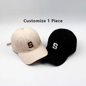 Gorra de Béisbol Unisex Personalizada, de Algodón Suave, con Protección Solar, Talla Grande, Bordado 3D, con Letras en Inglés - Product Image 3