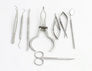 Juego de 8 Elevadores Dentales Básicos Premium para Cirugía Oral, Instrumentos Manuales Clase I, Instrumental Quirúrgico Veterinario con Certificación CE - Product Image 2