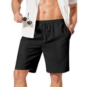 Shorts Homme Personnalisés 2026 – Style Streetwear Vintage Délavé et Usé, Motif Uni, Effet Acide, pour Hommes - Product Image 1