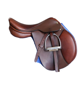 Silla de Montar Inglesa de Cuero Premium Hecha a Mano, Asiento Cómodo, Duradero y Seguro para Equitación - Product Image 2