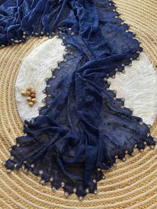 ผ้าส่าหรีงานฝีมือสุดหรูหราและสง่างาม ผ้าไหมเนื้อนุ่ม หนักแน่น เหมาะสำหรับงานปาร์ตี้ งานแต่งงาน งานดิวาลี และสไตล์ลำลอง - Product Image 2