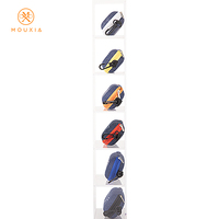 Étui à lunettes de soleil en EVA style denim, antichoc, avec mousqueton, portable, personnalisable, vente en gros