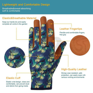 Gants de travail industriels en cuir de vachette pleine fleur de haute qualité pour la construction, le jardinage, la ferme et la sécurité - Product Image 5