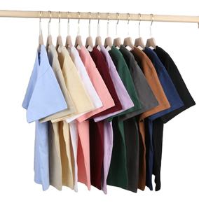 T-shirt ample à col à revers en coton pur 200g, 21 pièces, manches courtes, personnalisable avec logo OEM - Product Image 1