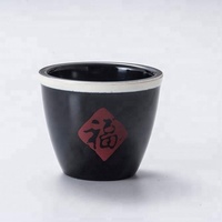 Vente en gros de tasses en mélamine écologiques, bicolores, chinoises, incassables, sûres et durables, pour la restauration et la maison