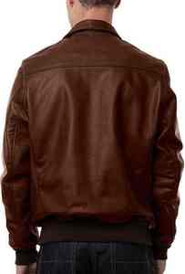 2026 New Design Premium Quality Material Wholesale Sheep Skin Men's Winter Warm Breathable Streetwear Leather <b>Jackets</b> - Product Image 2