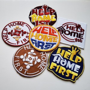 Custom Logo Letters Heat <b>Press</b> Embroidered Custom 3D Puff Patches Designer Logo Iron on Custom Embroidered Patches - Product Image 2